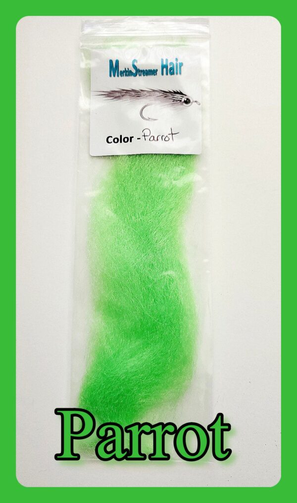 360 Effect Merkin Streamer Hair - Parrot