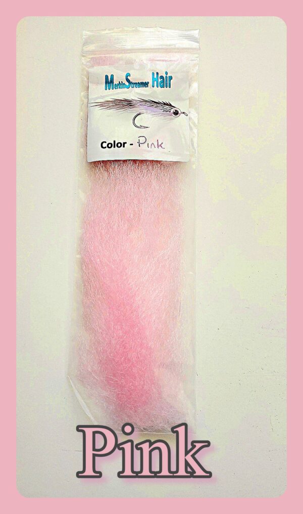 360 Effect Merkin Streamer Hair - Pink