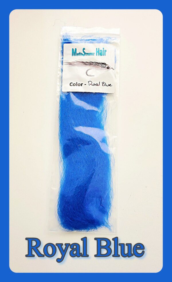 360 Effect Merkin Streamer Hair - Royal Blue