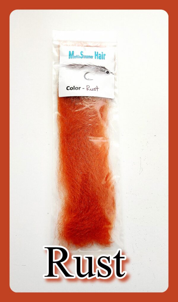 360 Effect Merkin Streamer Hair - Rust