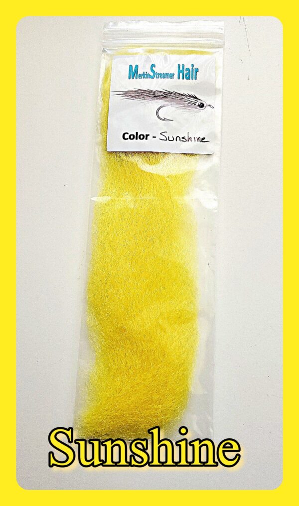 360 Effect Merkin Streamer Hair - Sunshine